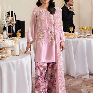 Pink Farshi Shalwar Pakistani Dress